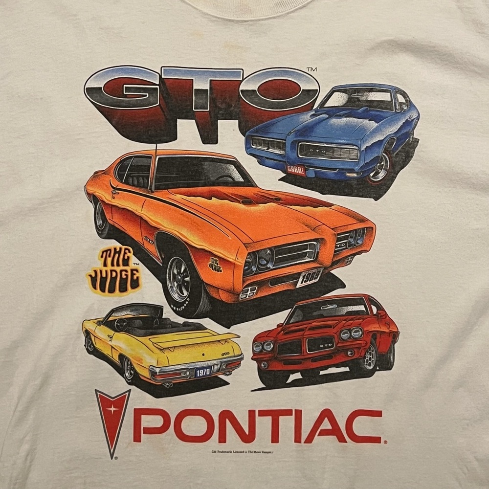 Pontiac GTO The Judge White XXL T Shirt